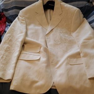White Linen Blazer
